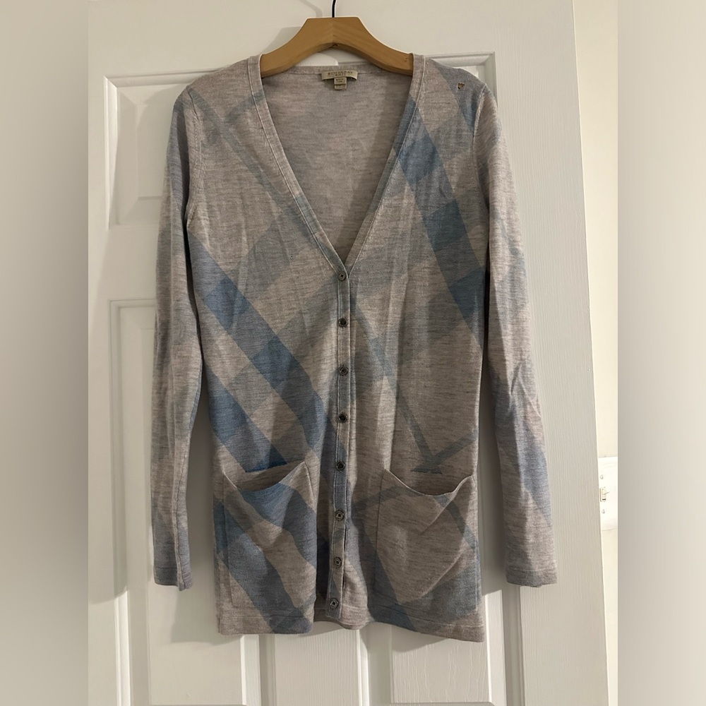 Burberry Brit Size Small Long Cardigan - PLEASE READ DESCRIPTION